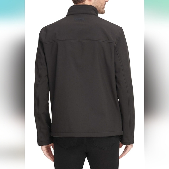 Tommy Hilfiger Men's Active Soft Shell Jacket, Size L, Black - Picture 15 of 16